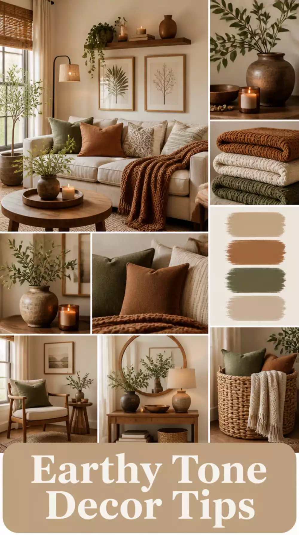The Earthy Tone Layering Rule That Keeps a Small Living Room Feeling Warm Not Muddy