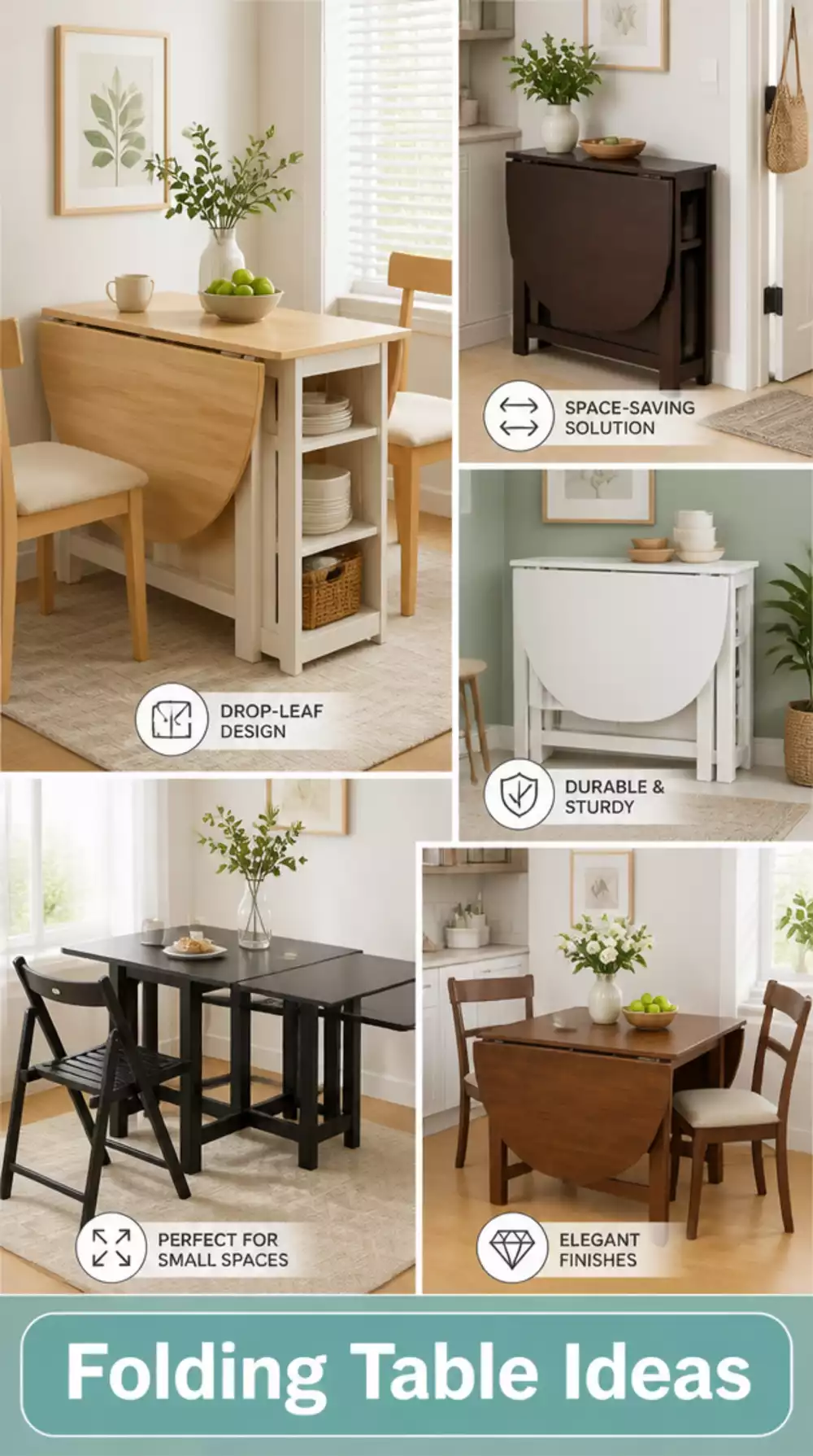 Why a Folding Dining Table Changes Everything in a Tiny Living-Dining Room Combo