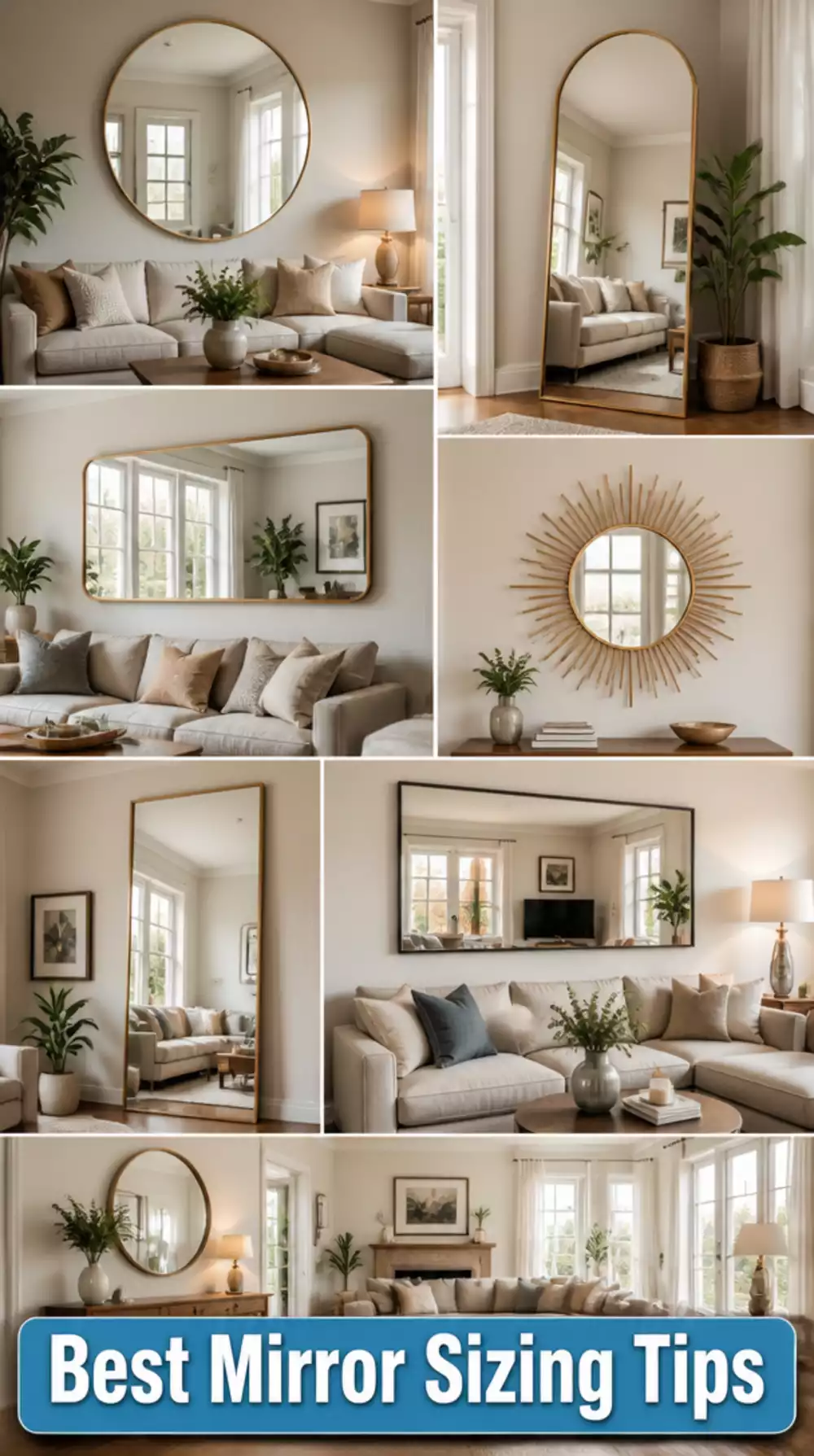 The Mirror Sizing Rule That Determines How Big a Small Living Room Can Actually Feel