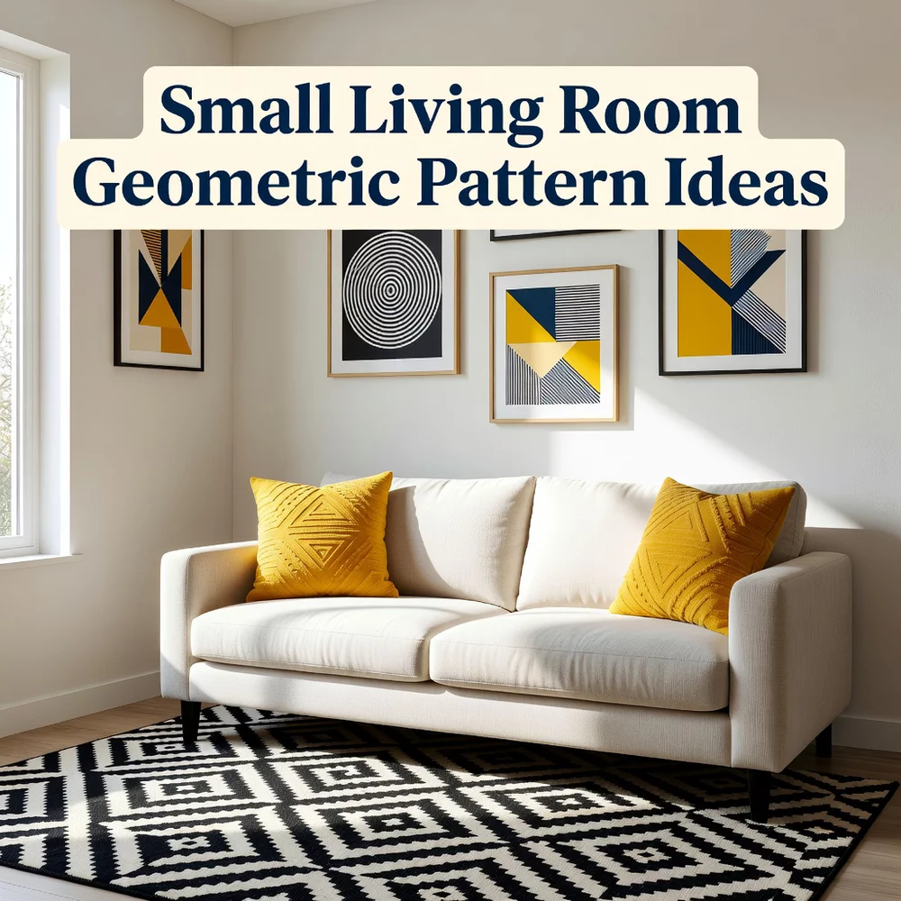 Small Living Room Geometric Pattern Ideas for Stylish Tiny Spaces ...