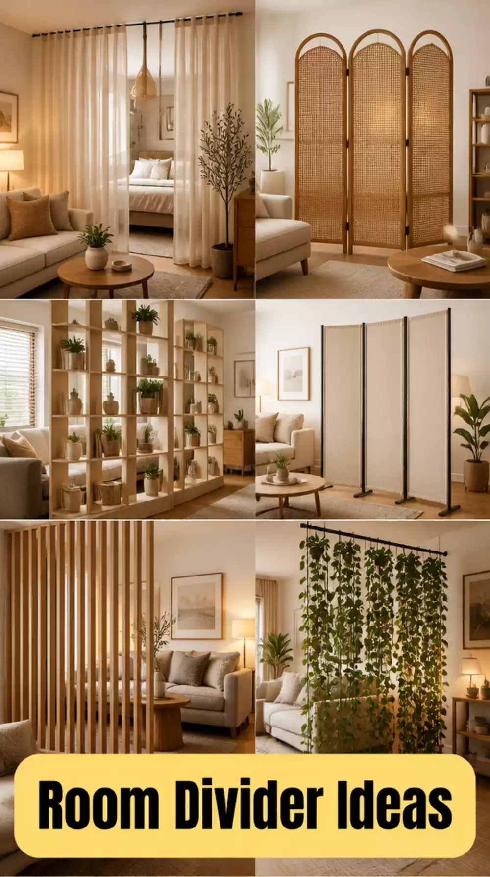 The Room Divider Designers Swear By for Small Open-Plan Living Rooms That Need Soft Zoning