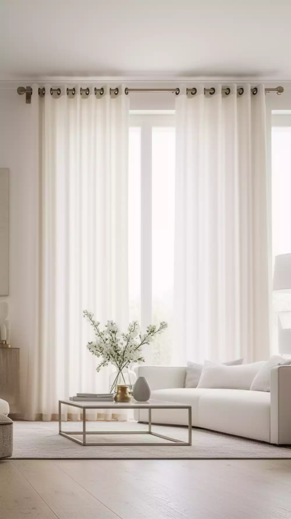 Easy Eyelet Curtain Ring Set for Ceiling Hanging