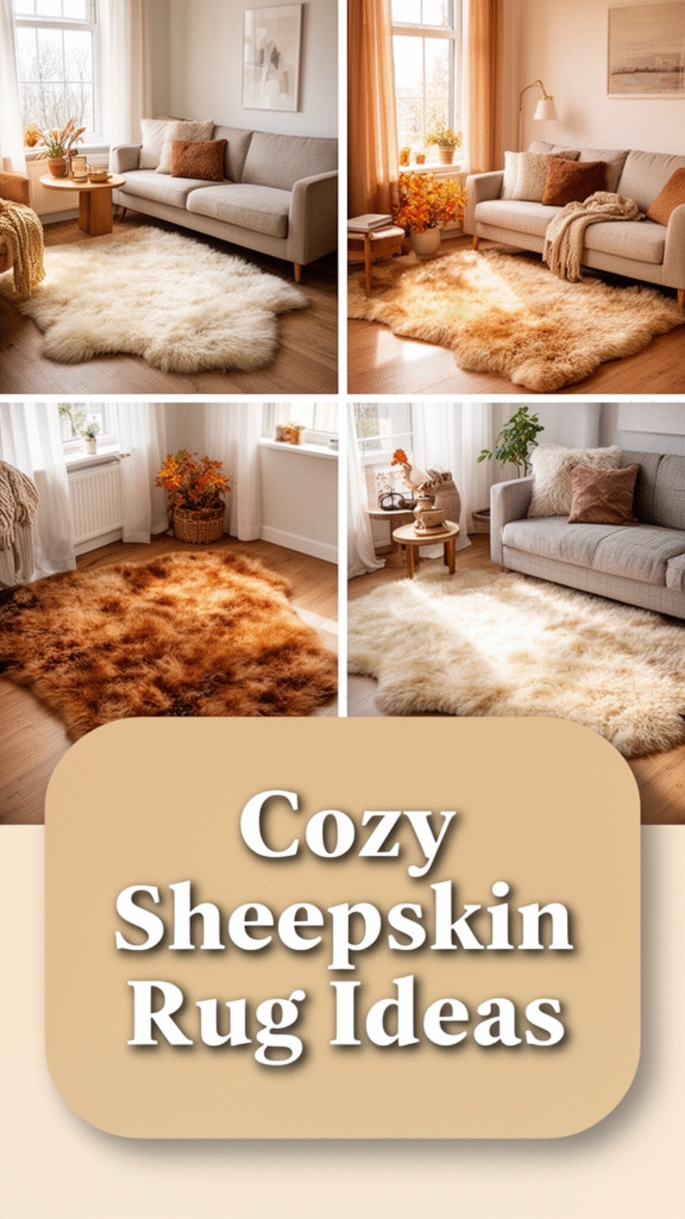 Why Adding a Sheepskin Rug in Autumn Completely Changes a Small Living Room Feel