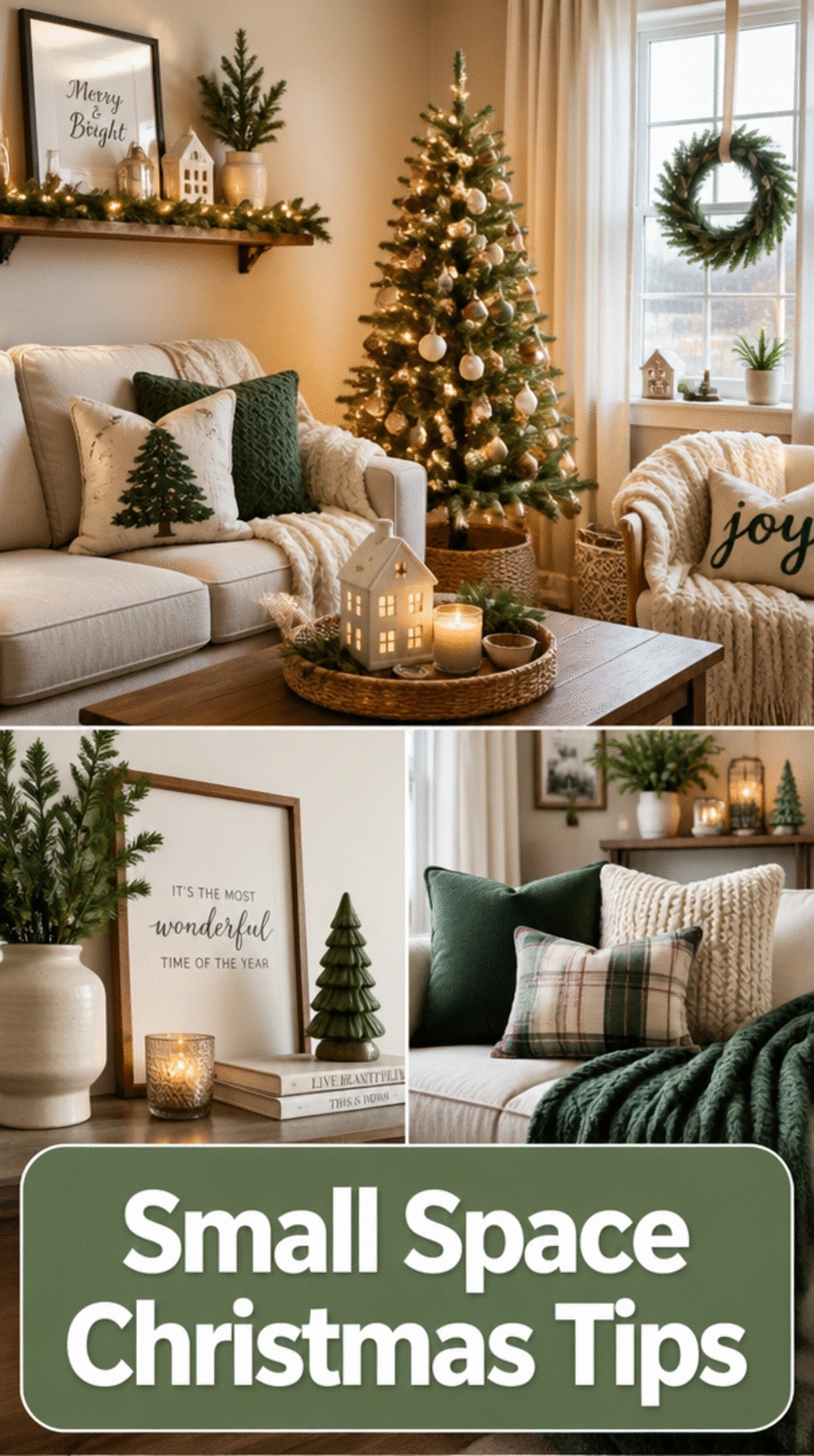 The Small Living Room Christmas Styling Rule That Keeps a Tiny Space Festive Not Cluttered