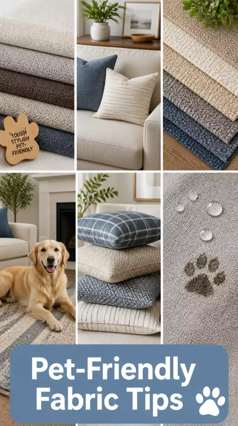 The Fabric Rule Pet Owners Swear By for Keeping a Small Living Room Looking Spotless