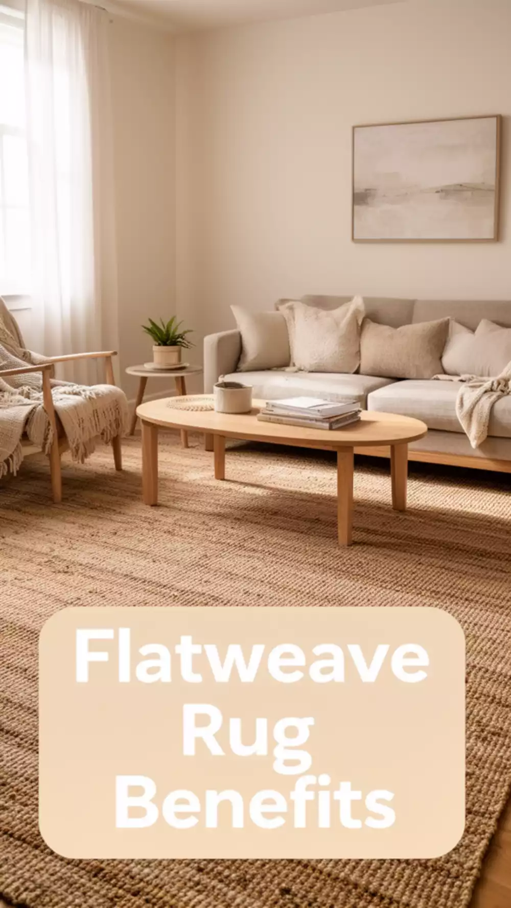 Why a Flatweave Rug Makes a Small Living Room Feel More Spacious Than a Thick Pile