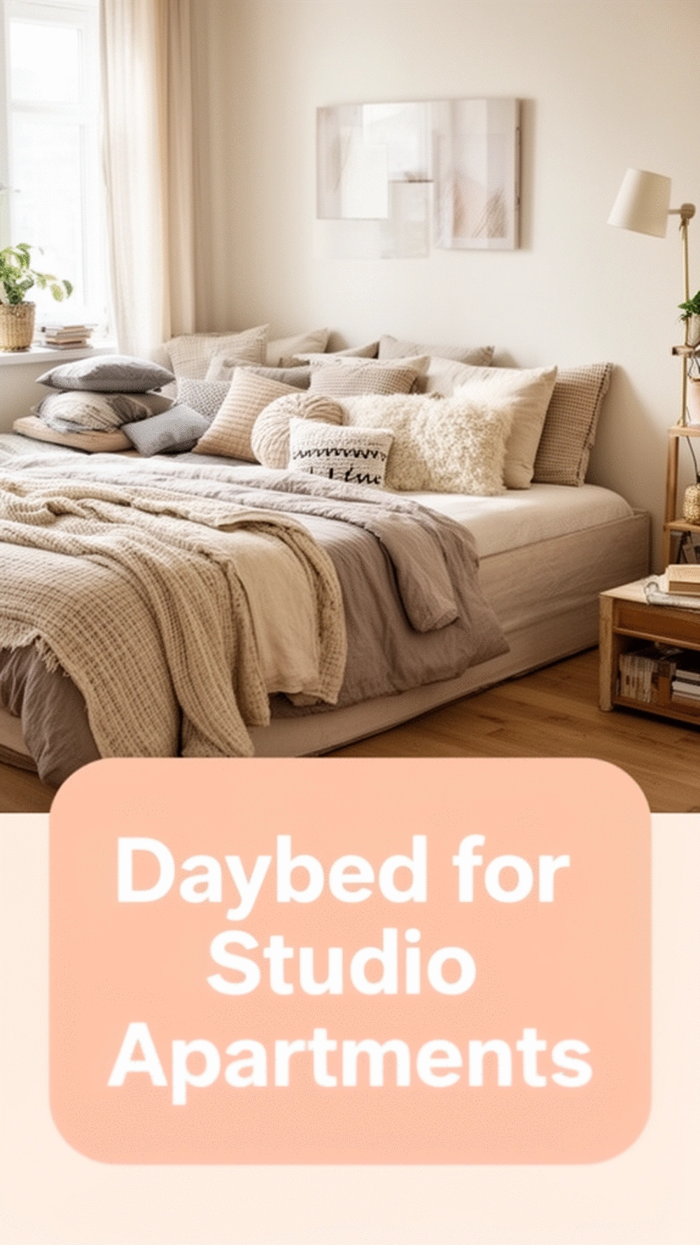 Studio Apartment Daybed That Works as Both a Sofa and a Guest Bed