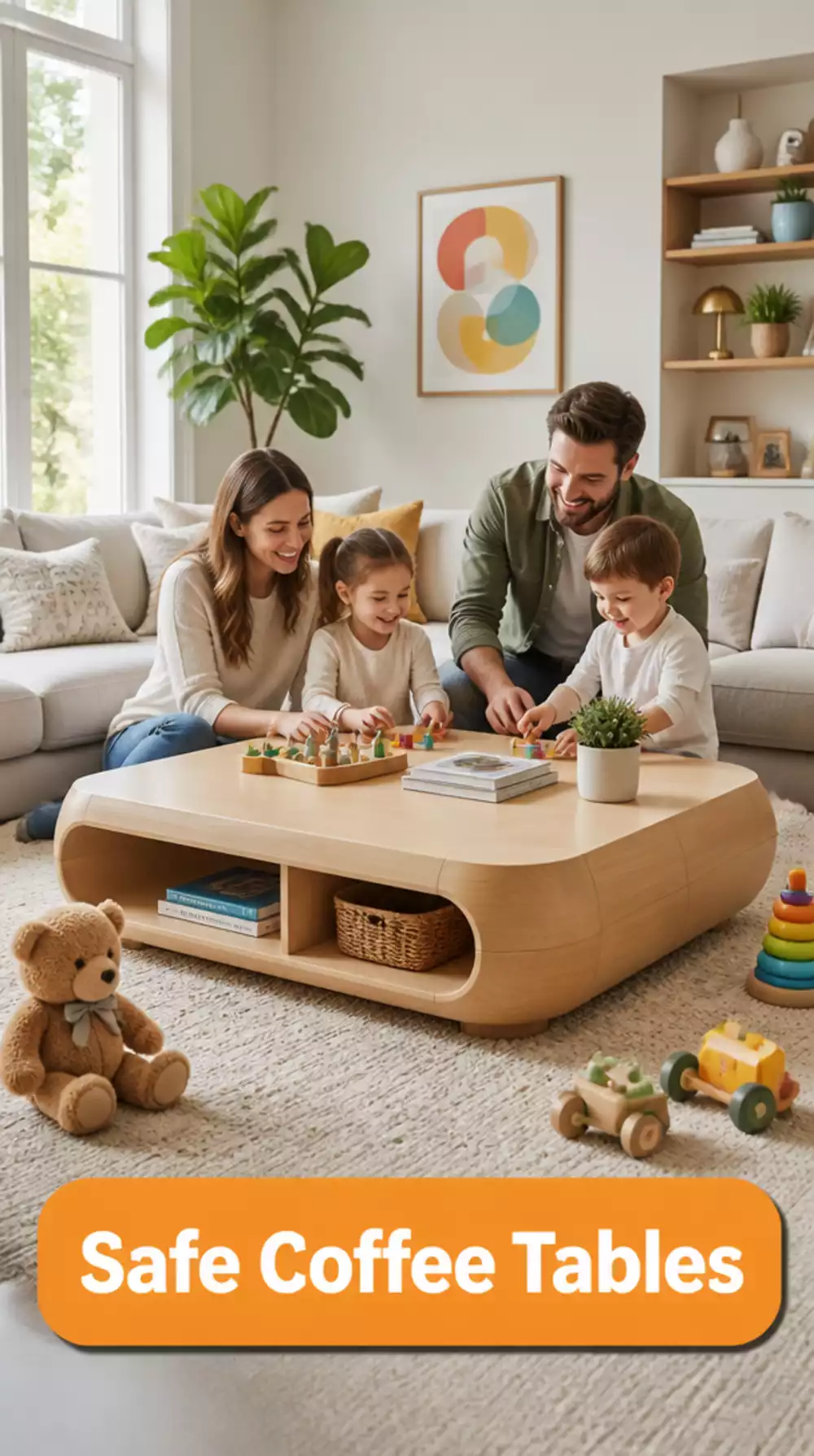 Safe Living Room Coffee Table Ideas