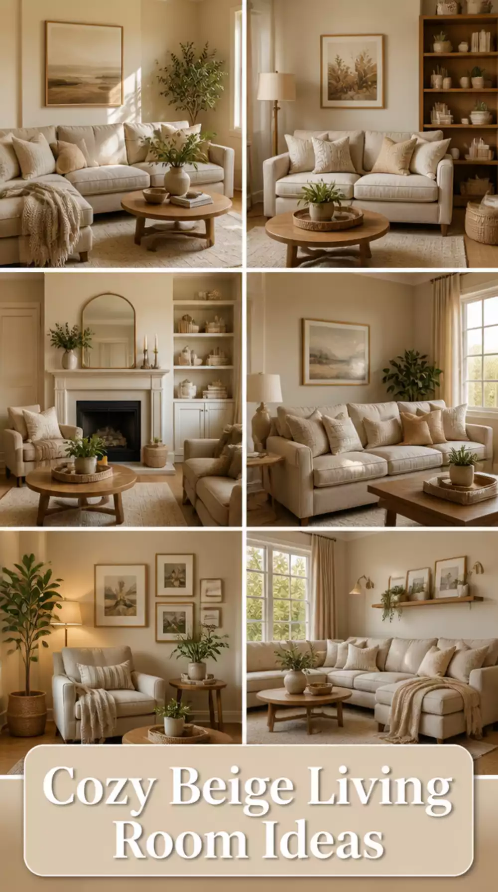 Living Room Warm Beige Color Palette That Makes Every Small Wall Feel Cozy
