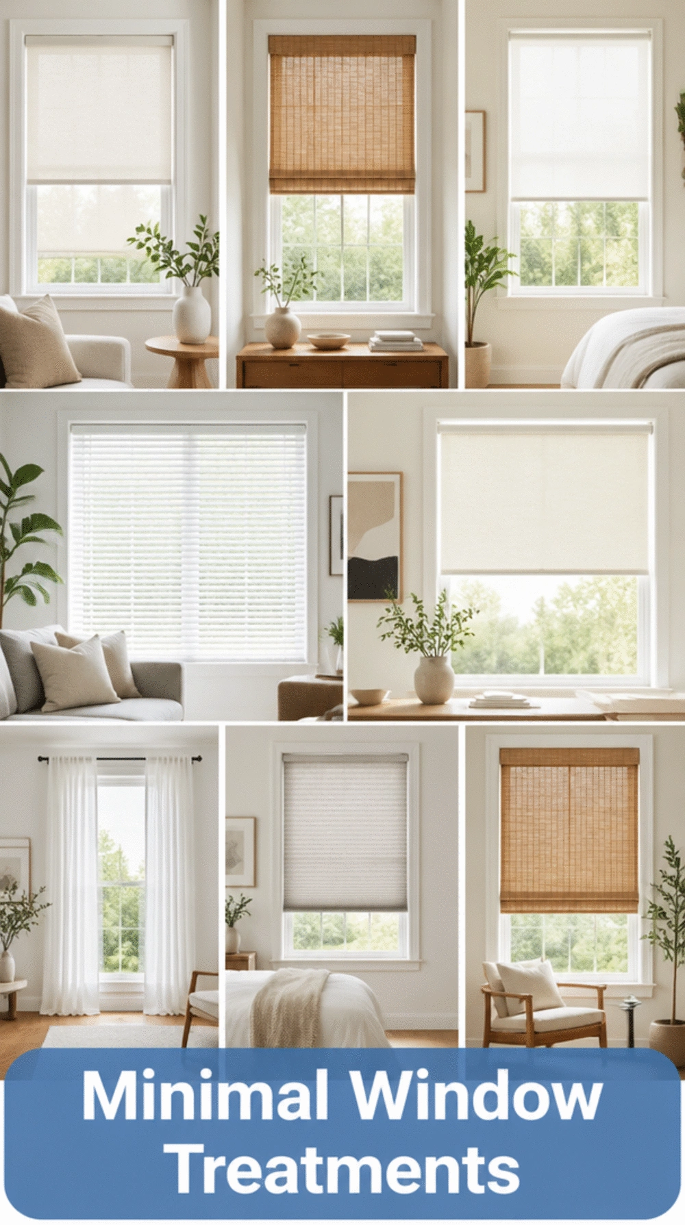 Small Living Room Minimal Window Treatment That Keeps a Large Window as the Hero Feature