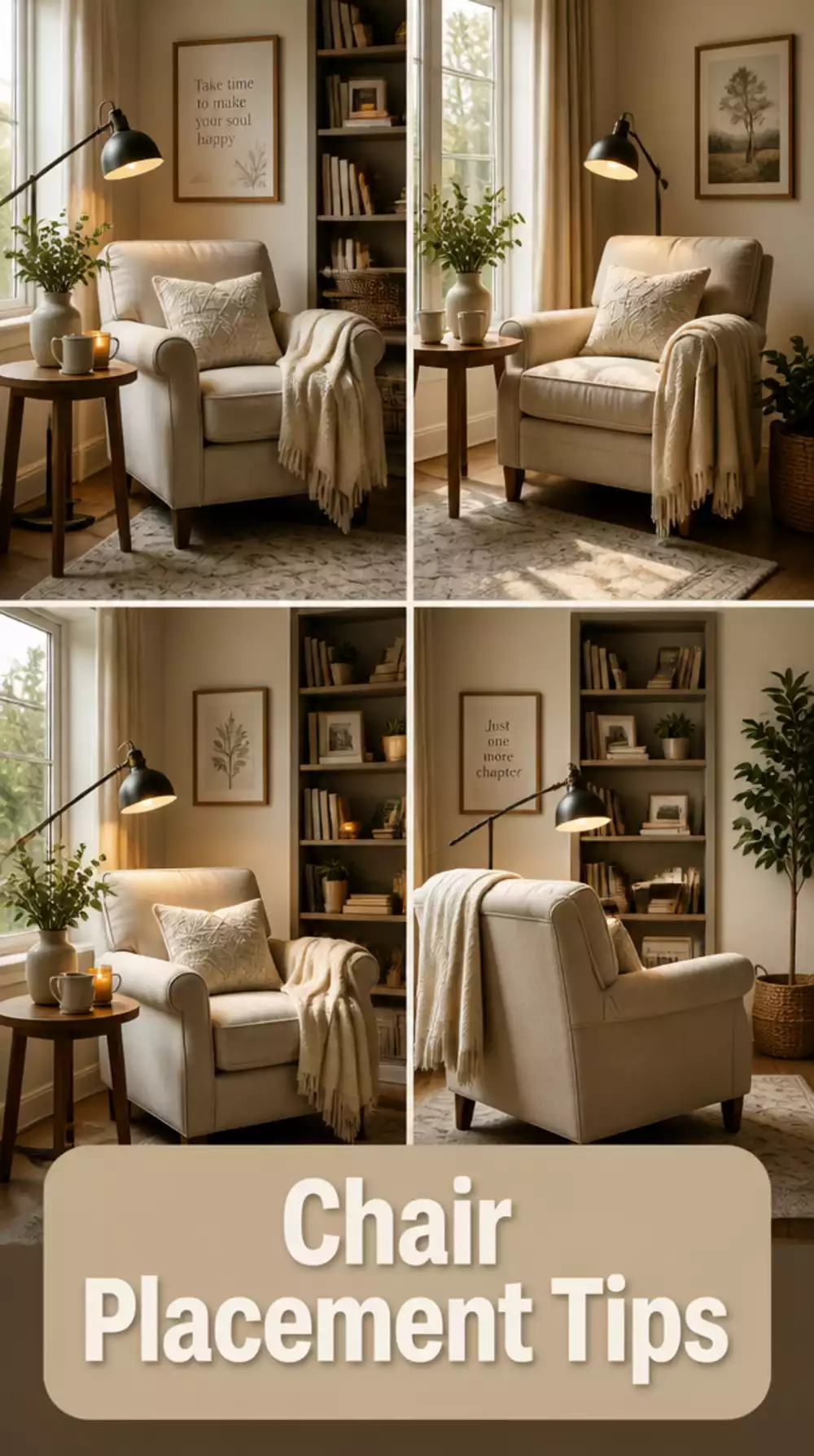 The One Small Living Room Chair Placement Trick That Instantly Creates a Reading Corner